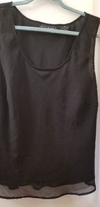 Black Sleeveless Blouse